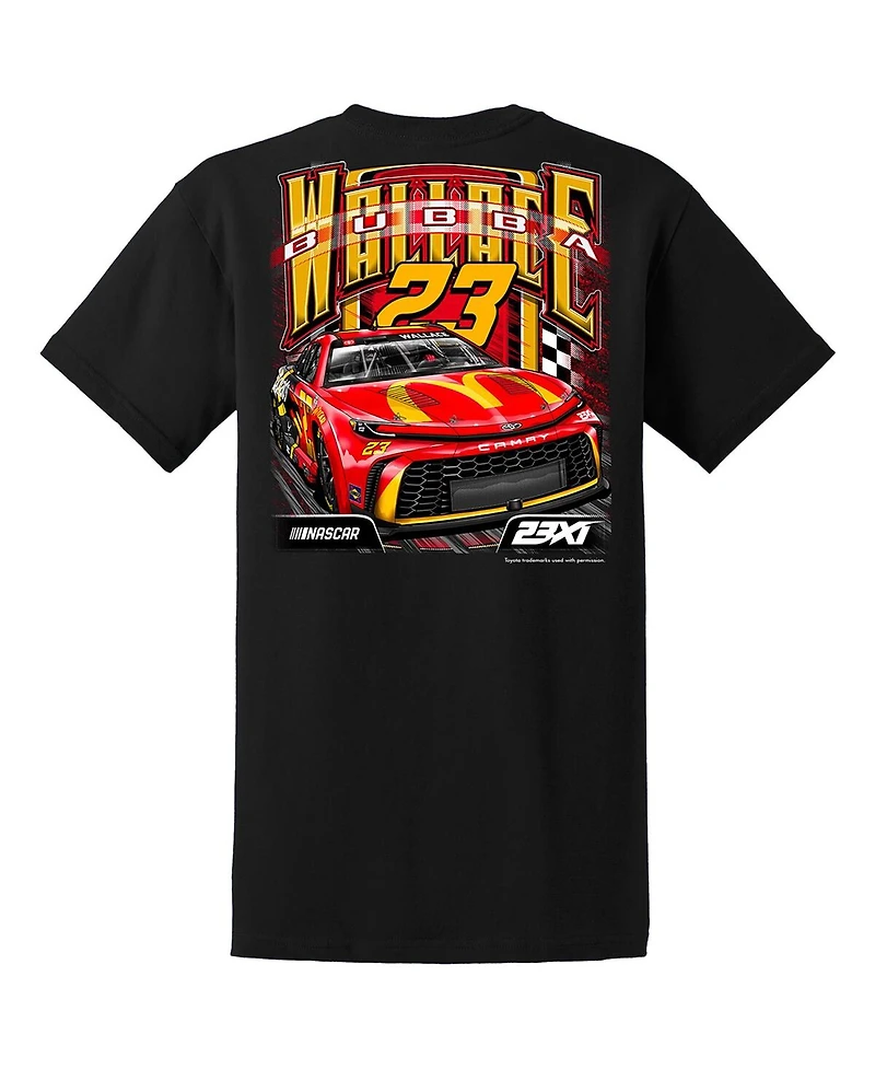 23xi Racing Men's Bubba Wallace McDonald's Car T-Shirt