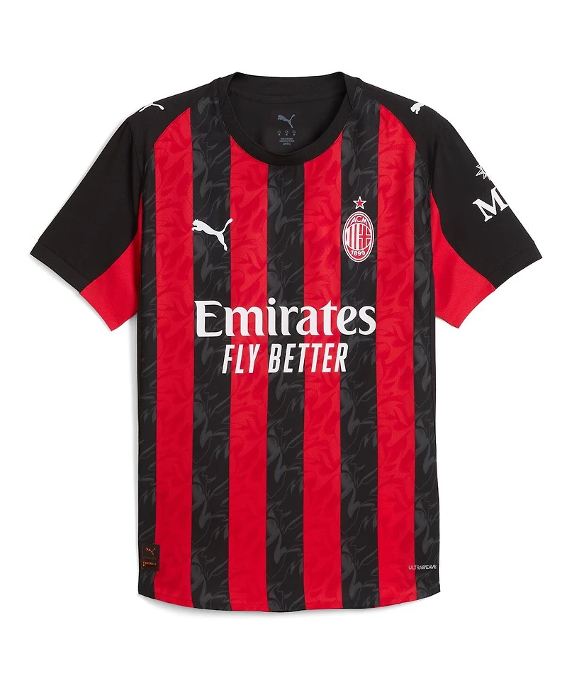 Puma Men's Christian Pulisic Red Ac Milan 2025/26 Home Authentic Player Jersey