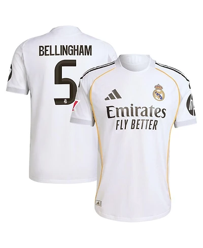 Adidas Men's Jude Bellingham White Real Madrid 2025/26 Home Authentic Jersey
