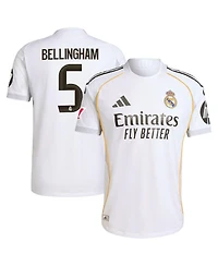 Adidas Men's Jude Bellingham White Real Madrid 2025/26 Home Authentic Jersey