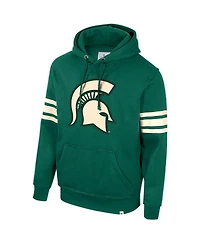 Colosseum Men's Green Michigan State Spartans Saluting Pullover Hoodie