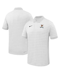 Nike Men's White Virginia Cavaliers 2025 Early Season Coaches Sideline Victory Stripe Performance Polo Shirt