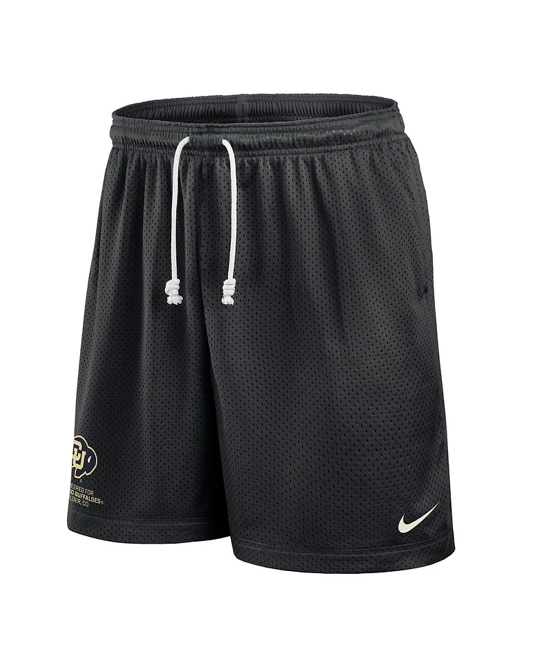Nike Men's Black/Gray Colorado Buffaloes 2025 Sideline Reversible Performance Shorts