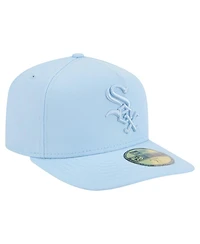 New Era Men's Light Blue Chicago White Sox Color Pack A-Frame 59FIFTY Fitted Hat