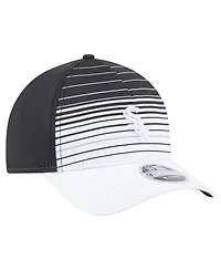 New Era Men's Black Chicago White Sox Gradient 9FORTY M-Crown Adjustable Hat