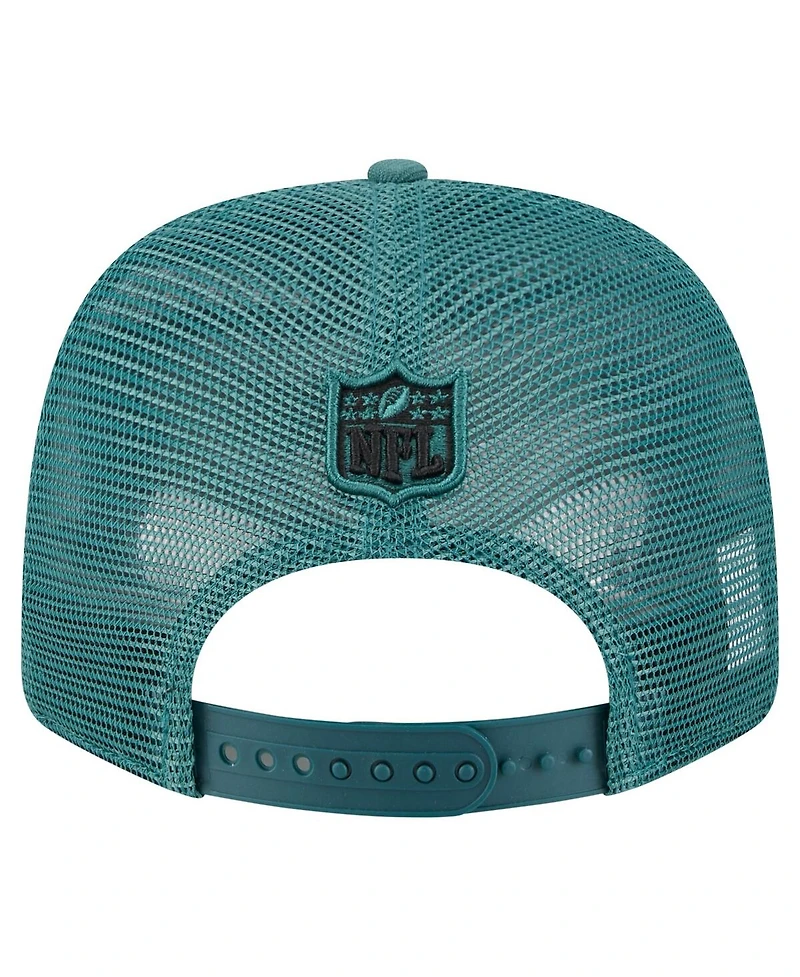 New Era Men's Midnight Green Philadelphia Eagles Team Collection 9SEVENTY Stretch-Snap Adjustable Hat