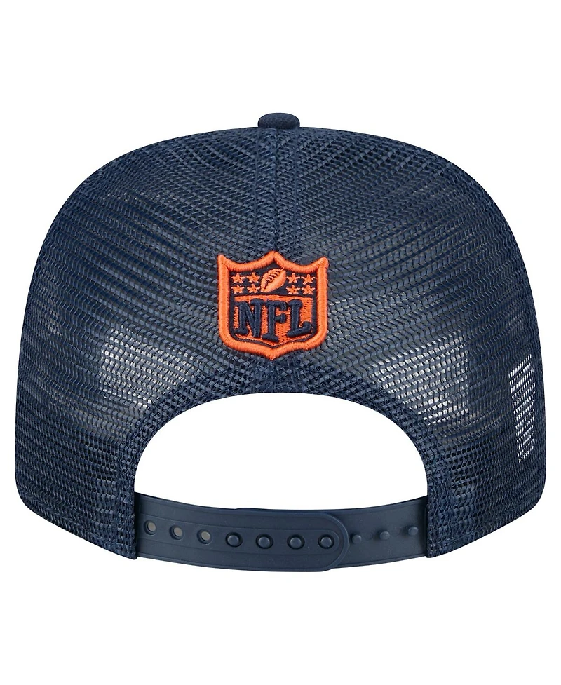 New Era Men's Navy Denver Broncos Team Collection 9SEVENTY Stretch-Snap Adjustable Hat