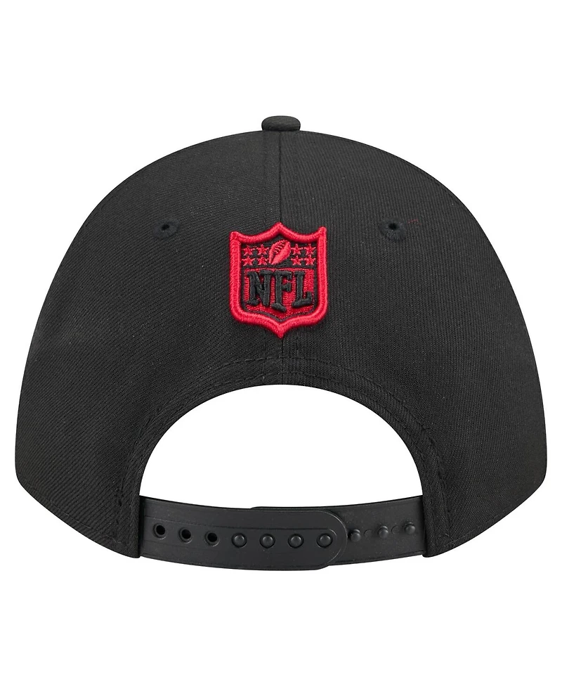 New Era Men's Black Atlanta Falcons Team Collection 9FORTY M-Crown Adjustable Hat