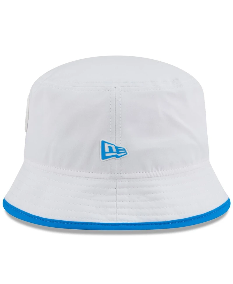 New Era Men's White Detroit Lions 2025 Nfl Training Camp Stretch Bucket Hat