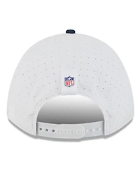 New Era Men's White/Navy Tennessee Titans 2025 Nfl Training Camp A-Frame 9FORTY Adjustable Hat