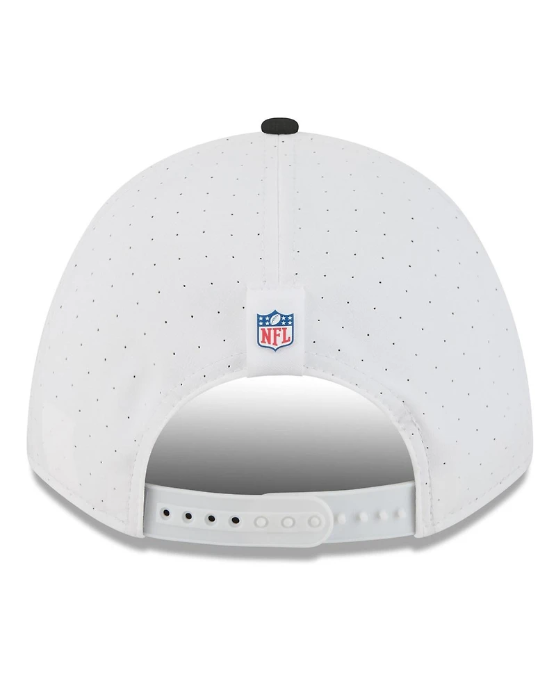 New Era Men's White/Black Baltimore Ravens 2025 Nfl Training Camp A-Frame 9FORTY Adjustable Hat