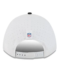 New Era Men's White/Black Baltimore Ravens 2025 Nfl Training Camp A-Frame 9FORTY Adjustable Hat