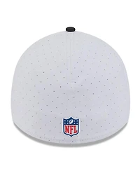 New Era Men's White/Black Jacksonville Jaguars 2025 Nfl Training Camp 39THIRTY Flex Hat
