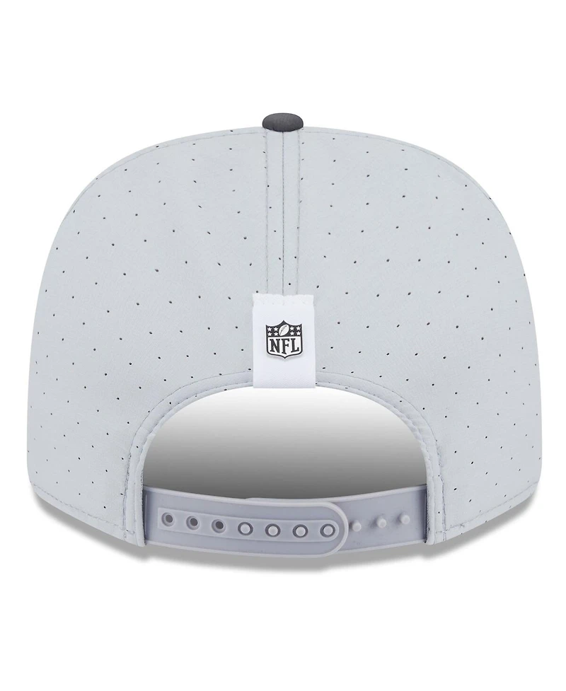 New Era Men's Gray/Graphite Pittsburgh Steelers 2025 Nfl Training Camp 9SEVENTY Adjustable Hat