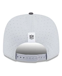 New Era Men's Gray/Graphite Las Vegas Raiders 2025 Nfl Training Camp 9SEVENTY Adjustable Hat