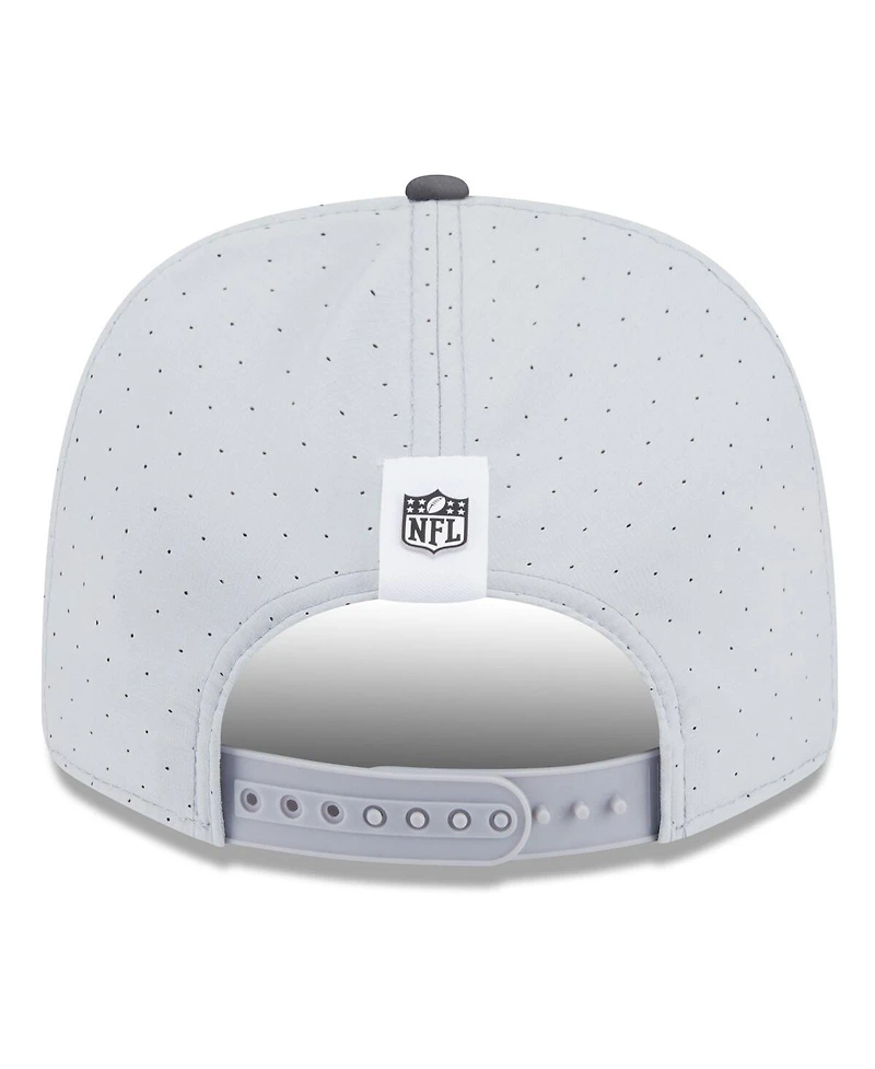 New Era Men's Gray/Graphite Atlanta Falcons 2025 Nfl Training Camp 9SEVENTY Adjustable Hat