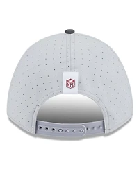 New Era Men's Gray/Graphite Washington Commanders 2025 Nfl Training Camp A-Frame 9FORTY Adjustable Hat