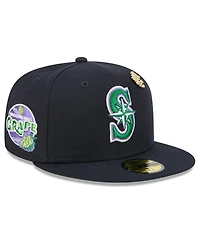 New Era Men's Navy Seattle Mariners 2025 Big League Chew 59FIFTY Fitted Hat