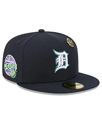 New Era Men's Navy Detroit Tigers 2025 Big League Chew 59FIFTY Fitted Hat