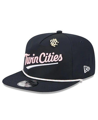 New Era Men's Navy Minnesota Twins 2025 Big League Chew Golfer Snapback Hat