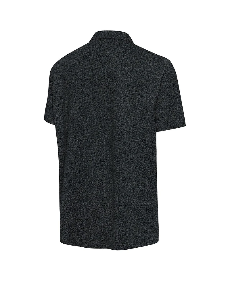 Antigua Men's Pewter Texas Longhorns Blooming Polo Shirt