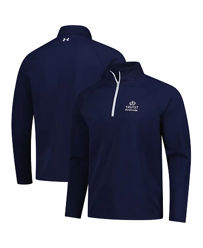 Under Armour Men's Navy Truist Championship Fusion Ottoman Raglan Quarter-Zip Pullover