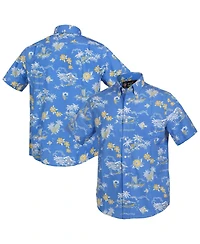 Reyn Spooner Men's Powder Blue Los Angeles Chargers Throwback Kekai Performance Button-Down Shirt