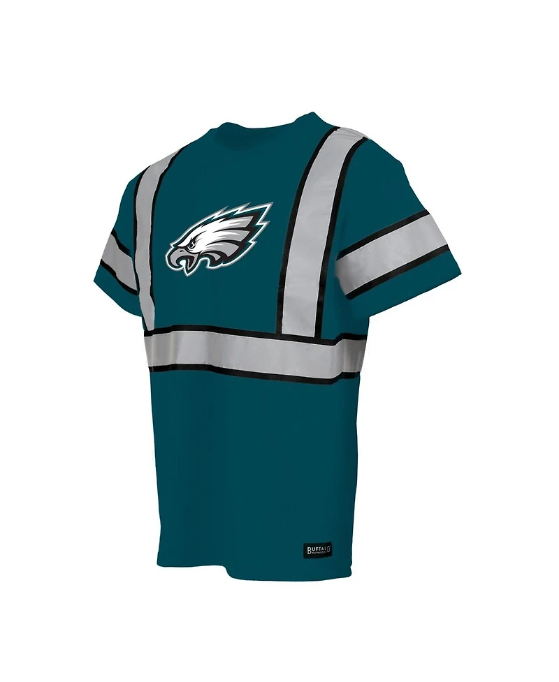Buffalo Outdoors Men's Midnight Green Philadelphia Eagles Safety Heavyweight T-Shirt