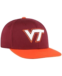 Top of the World Big Boys and Girls Maroon Virginia Tech Hokies Victory Maverick Snapback Hat