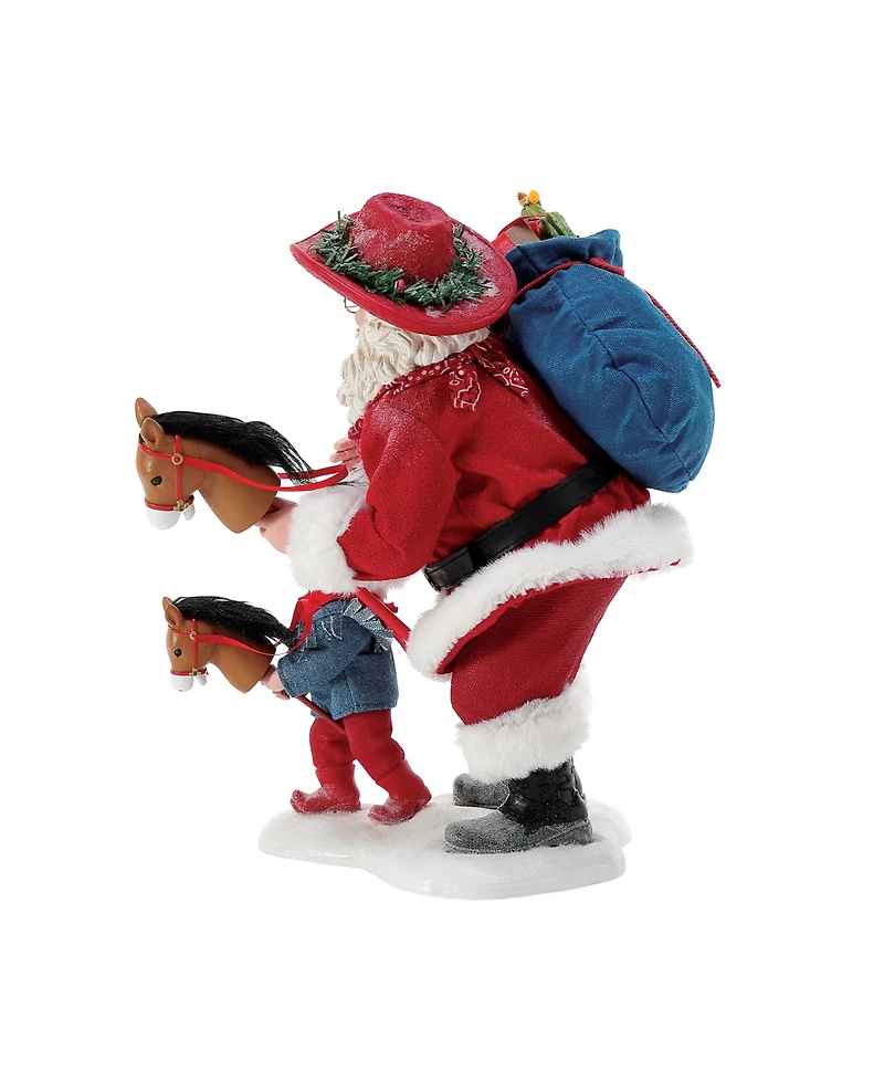 Department 56 Possible Dream Santa Round Up Figurine