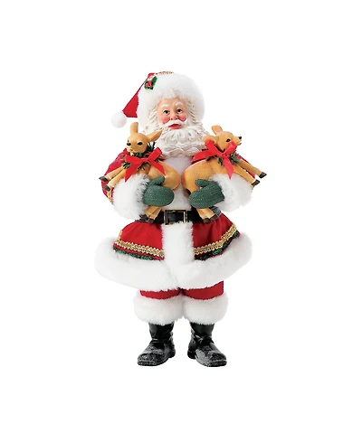 Department 56 Possible Dream Santa Double Deer Figurine