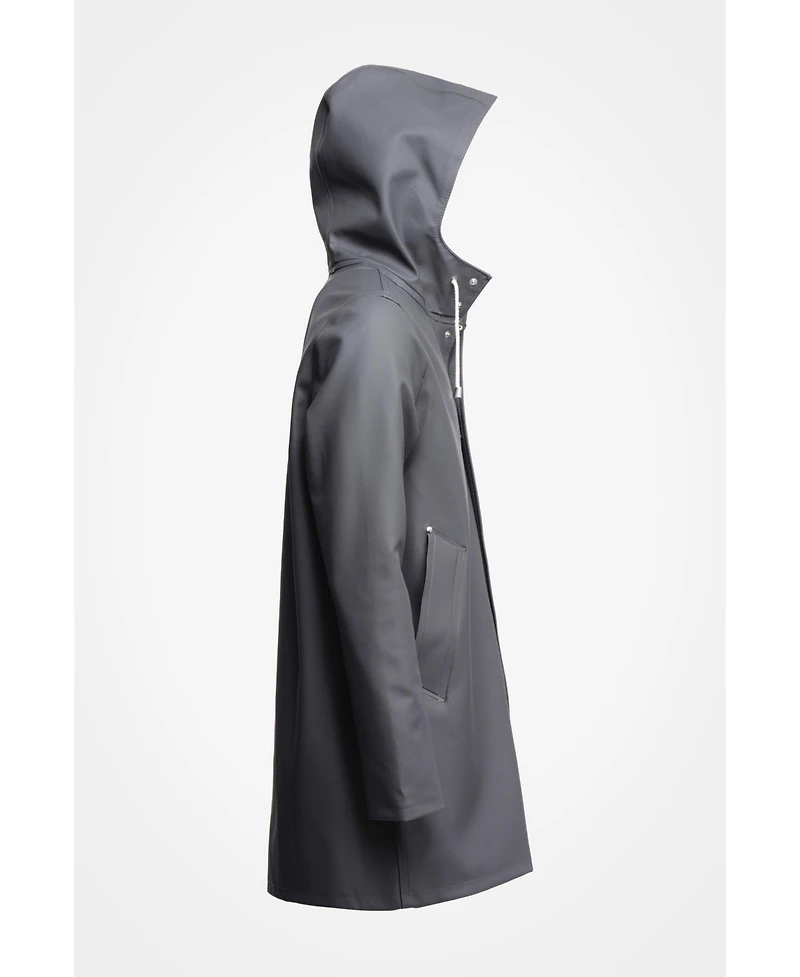 Stutterheim Women's Stockholm Long Sleeve Hooded Raincoat