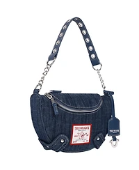 True Religion Chain Handle Denim Hobo