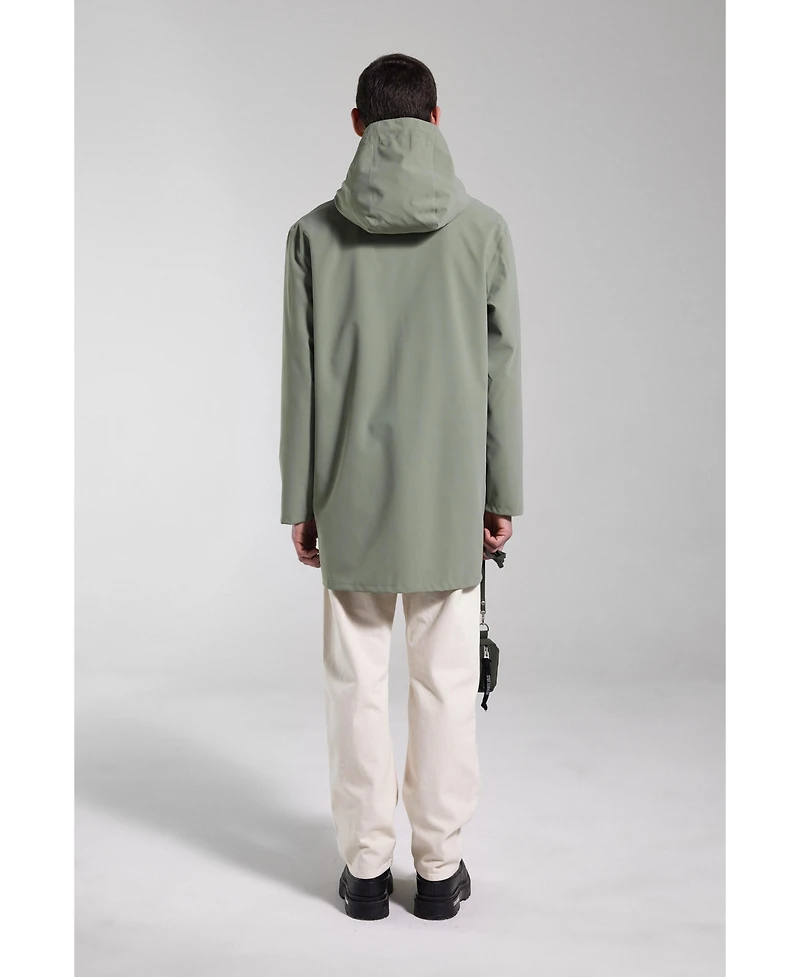 Stutterheim Stockholm Lightweight Zip Matte Raincoat