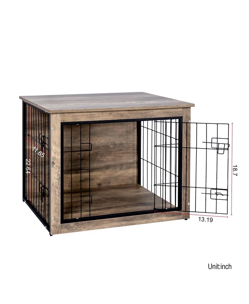 Streamdale Furniture Medium Wooden Dog Crate Furniture