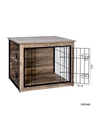 Streamdale Furniture Medium Wooden Dog Crate Furniture
