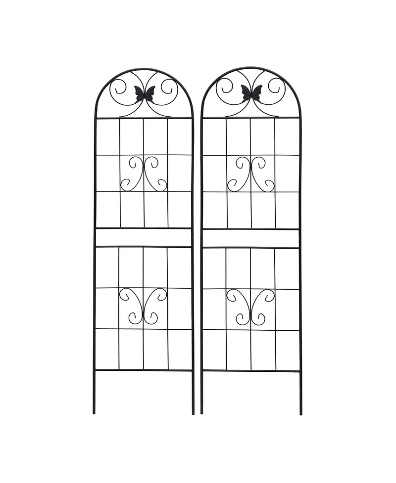 Streamdale Furniture Metal Garden Trellis 71" - 4 Pack