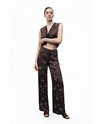 Nocturne Women's Beaded Embroidered Pants