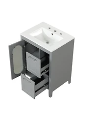 Streamdale Furniture 24" Bathroom Vanity with Sink & Drawers
