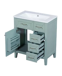 Streamdale Furniture 30" Bathroom Vanity with Sink & Drawers