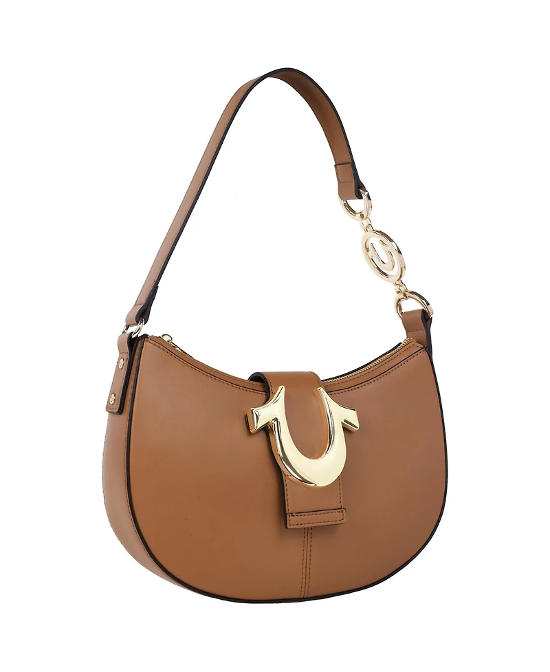 True Religion Horseshoe Strap Crescent Hobo