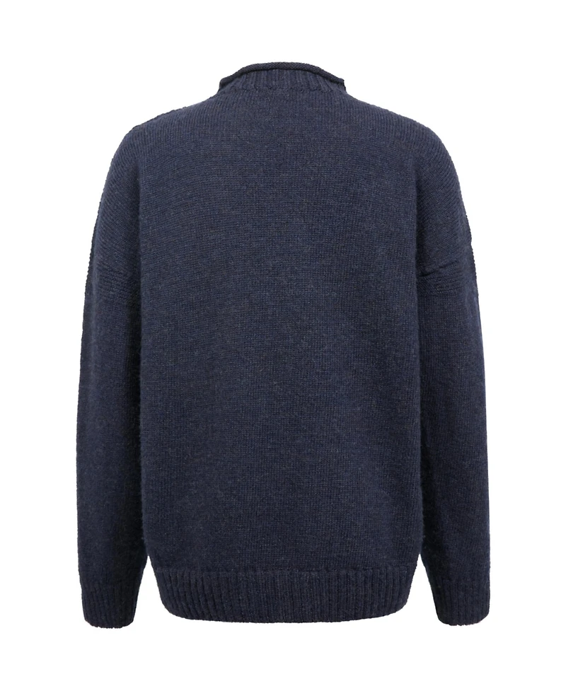 Celtic & Co. Women's British Wool Gansey Sweater