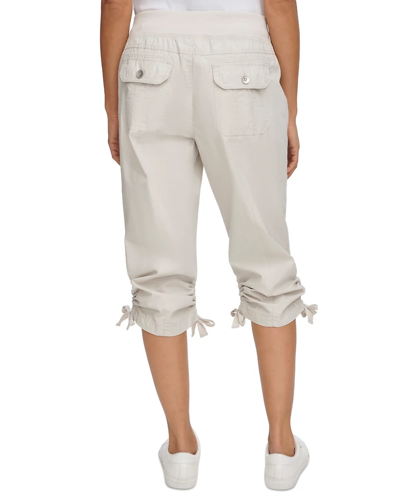 Calvin Klein Women's Convertible Cargo Capri Pants