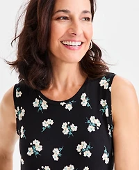 Style & Co Women's Printed Sleeveless Flip Flop Dress, Macy's Exclusive