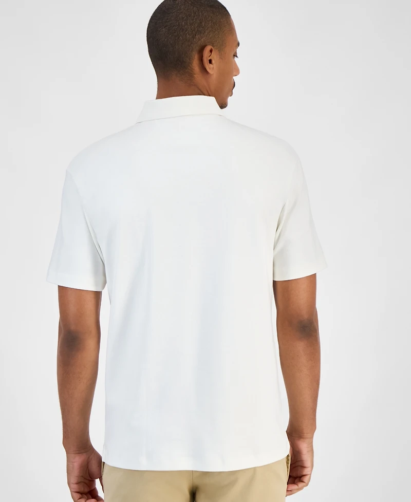 Hugo by Boss Men's Metal Stacked Logo Polo Shirt