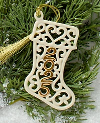 Lenox 2025 A Year to Remember Stocking Ornament