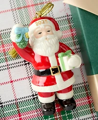 Lenox 2025 Santa with Mistletoe Ornament