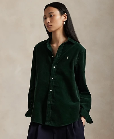 Polo Ralph Lauren Women's Classic-Fit Cotton Corduroy Shirt