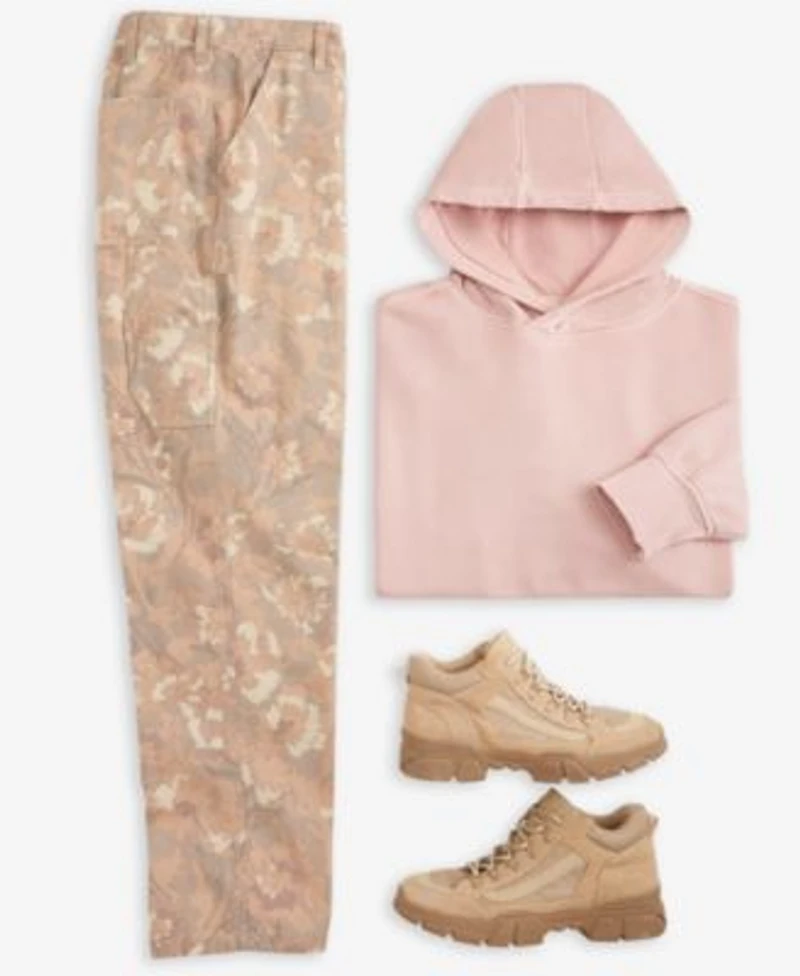 Sun Stone Mens Heritage Regular Fit Hoodie Pippen Relaxed Fit Floral Carpenter Pants Macys Exclusive
