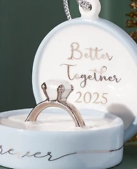 Lenox 2025 Together Forever Ring Box Ornament